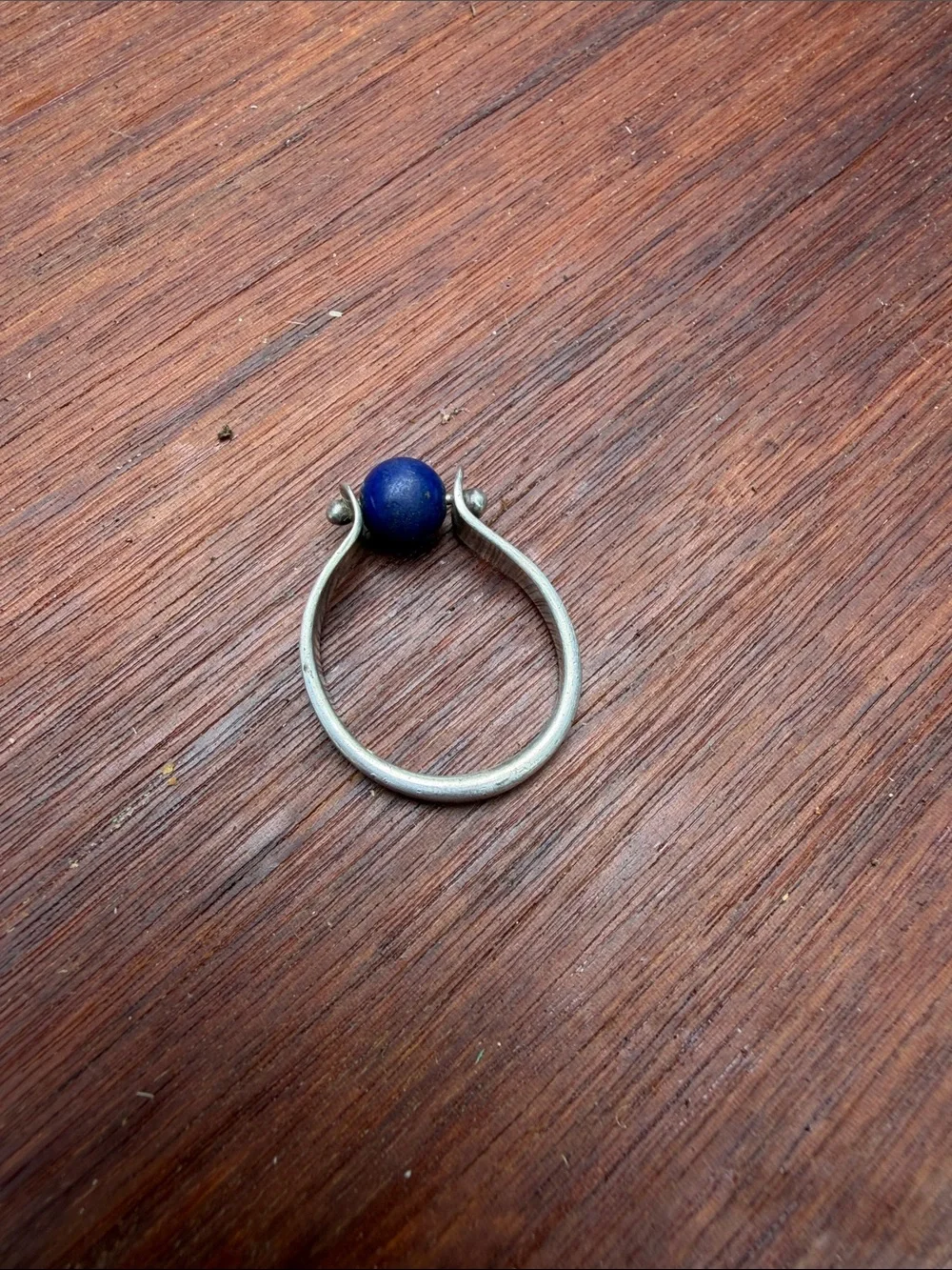 Jack Boyd silver and lapis ring